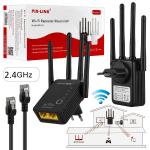 WiFi Усилитель коннектор 2.4G LV-WR16Q Черный