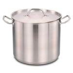 Кастрюля INDOKOR PROFESSIONAL нерж.сталь 8,4Л, 22Х22СМ с крышкой ZX-DST-22008 (35991)