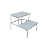 Подставка для ног МСК-209 двухступенчатая белая