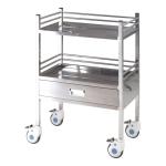 Столик-тележка медицинская инструментальная Медицинофф 00992/F-21(d) с принадлежностями