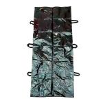 Мешок патологоанатомический 220х90 см на молнии, 3 пары ручек, плотность 65-70, черный