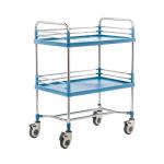 Столик-тележка медицинская инструментальная "Медицинофф" с принадлежностями, вариант исполнения: F-17 (р) (720x460x970)