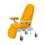 Кресло для забора крови VENERE MR 5160 с подголовником желтое