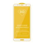 Защитное стекло Huawei Y6 (2018)/Honor 7A Pro/7C с рамкой 9H Full Glue без упаковки белое