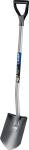 ЗУБР Титан, 280 х 190 х 1200 мм, полотно 2 мм, титановая, алюминиевый изогнутый черенок с рукояткой, тип ЛКО, штыковая лопата, Профессионал (39418)