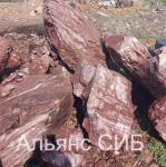 Декоративный бут красный доломит