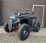 Квадроцикл Zongshen Tundra 300 4х4 Полуавтомат «Черный».