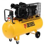 Компрессор воздушный BCV2200/100, ременный привод, 2.2 кВт, 100 литров, 370 л/мин Denzel