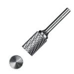 Твердосплавная борфреза тив B - цилиндр с торцевыми зубьями, голова d=6мм, хвостовик d=6мм, ЗУБР 28801-6-16