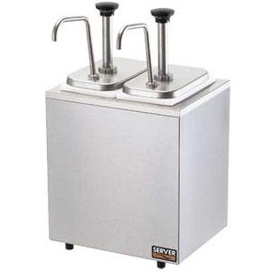 Дозатор для густых соусов настольный Server SB-2 79890 (BLACK KNOBS), доставка из Москвы