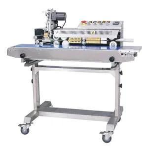 Запайщик пакетов конвейерный Hualian Machinery FRS-1010III с датой, доставка из Москвы