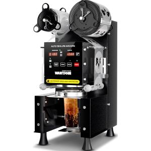 Запайщик стаканов автоматический электрический Turbo Sealing Machine TSM-F-90/95, доставка из Москвы