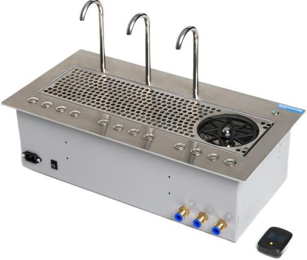 Дозатор молока автоматический встраиваемый Easysystem EasyMilk EM-02.3R.2/3 (радиомодуль, ринзер на 3 жидкости), доставка из Москвы