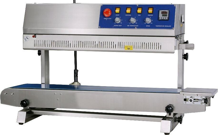 Роликовый конвейерный запайщик Hualian FRM-1010II SS (нерж.), доставка из Москвы