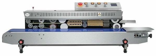 Роликовый конвейерный запайщик Hualian FRM-1010I SS (нерж.), доставка из Москвы