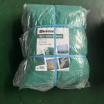 10Х12м (120м2) тент тарпаулиновый зеленый с люверсами, плотность 90г