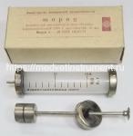 Шприц стеклянный с металлическим поршнем 20 мл Рекорд