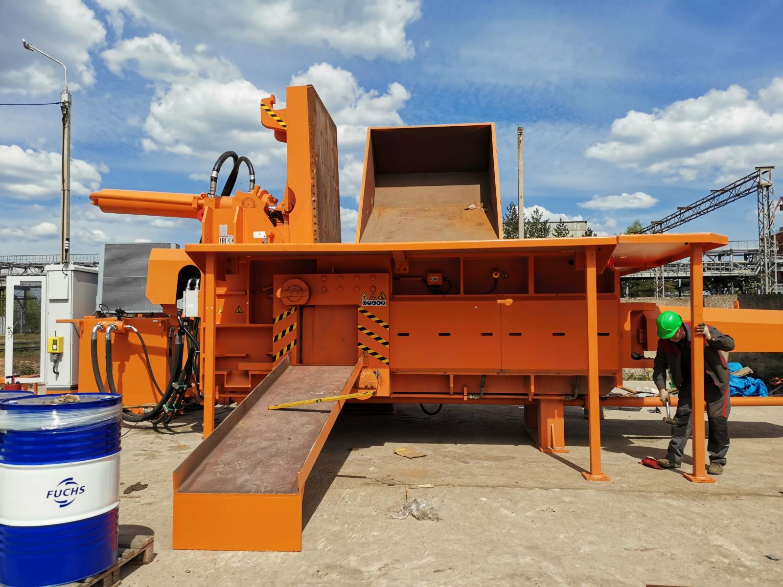 Пресс пакетировочный для лома Birim Makina серии Tiger 66F, доставка из Омска