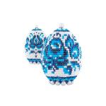 Б183 Набор для бисероплетения Риолис Яйцо пасхальное 'Гжель' 6,5*5 см