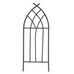 KB2563 Миниатюра Металлическая ажурная изгородь, 4,2*10,5см, корич. Astra&Craft