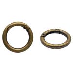 5AS-098 Карабин-кольцо 25мм (35*35мм) металл латунь