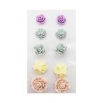 Декор для рукоделия 'Розочки' 10 шт/упак, Astra&Craft ARS2085