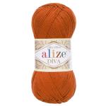 Пряжа ALIZE 'Diva' 100гр. 350м. (100% микрофибра) ТУ 36 терракот