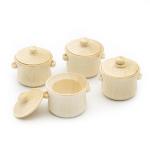 Деревянная заготовка Кастрюля мини, h3,3*3,7*3,5см