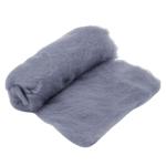 Шерсть для валяния Кардочес 100% п/тонк.шерсть, 100 гр. Камтекс 169 серый