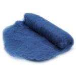 Шерсть для валяния Кардочес 100% п/тонк.шерсть, 100 гр. Камтекс 022 джинса