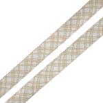 Лента атласная 'Пересечение', 15мм*3м белый