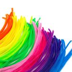 Проволока синельная для творчества, 6мм*300мм, 10 неоновых цветов, 100 шт/упак, Astra&Craft