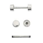 66779 Шпилька для сумки L-20мм/10мм с 'таблеткой' d-10мм металл, никель BIG