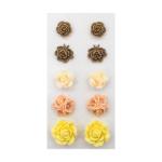 Декор для рукоделия 'Розочки' 10 шт/упак, Astra&Craft ARS2084