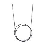 212114 Спицы круговые латунь, 80см*2,5мм, серебро, Prym