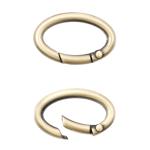 ГУ12863 Карабин-кольцо 30*15мм (40*25мм) металл, тертая бронза