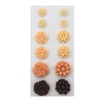 Декор для рукоделия 'Цветы' 12 шт/упак, Astra&Craft ARS2078