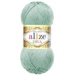 Пряжа ALIZE 'Diva' 100гр. 350м. (100% микрофибра) ТУ 463 мята