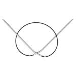 211215 Спицы круговые алюминиевые, 40см*2,5мм, Prym