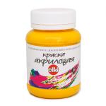 2513 Краска акриловая дизайн, желтая, 100мл, Olki