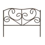 KB2374 Миниатюра Металлический ажурный забор, 8*3.5*6см, корич. Astra&Craft