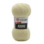 Пряжа YarnArt 'Adore' 100гр 280м (100% акрил с эффектом анти-пиллинга) 331 молочный