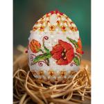 В223 Набор для вышивания 'Пасхальное яйцо 'Тюльпаны' 6,5*5см, Риолис