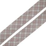 Лента атласная 'Пересечение', 25мм*3м розовый