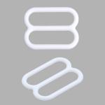 ГС1008 Рамка-регулятор 20мм пластик, белый