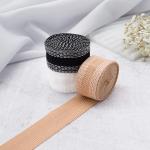 7210-9038 Лента термоклеевая для подшива брюк и штор, 25мм, 3шт. по 3м, цв. черный, белый, бежевый