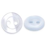 CB M-10 Пуговица 18L (11мм) 2 прокола, пластик col. 34 (серо-голубой)
