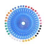 28819 Булавки с цветной головкой 38*0,60мм, сталь/пластик, 40шт PONY