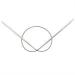 212130 Спицы круговые, латунь, цв.серебристый, 40см 3,5мм Prym