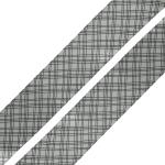 Лента атласная 'Пересечение', 45мм*3м серый